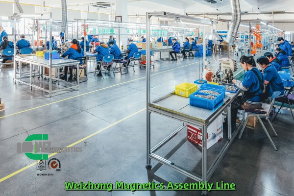 Weizhong Magnetics Assembly Line